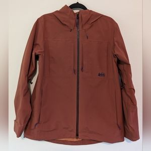Burnt Orange Gortex Ski Jacket
